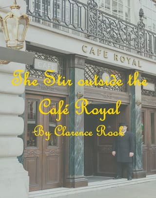 The stir outside the cafe royal cover