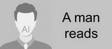 AI man voice reading