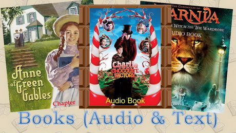 Voiced and audio books in English