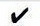 Heavy checkmark