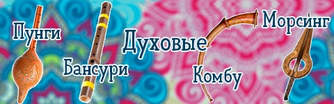 Духовые Индии, Пунги, Бансури, Комбу, Морсинг