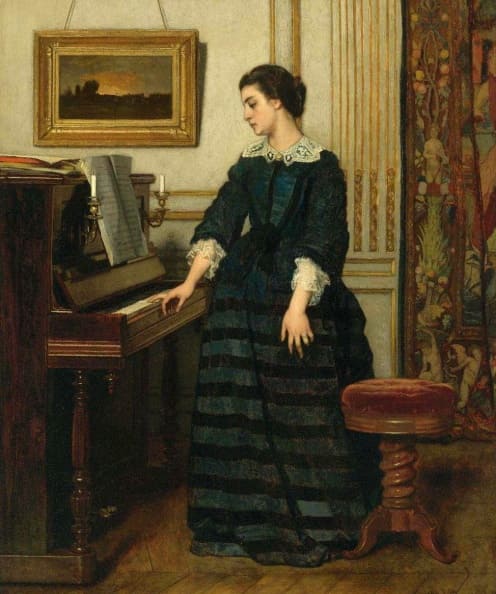 Alfred Stevens - L’absence