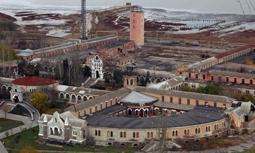 Общий вид лечебницы Куяльник 19 век