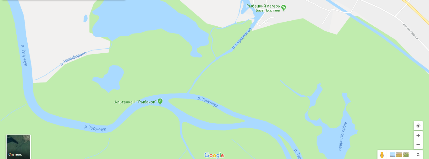 Беляевка. Турунчук Карта